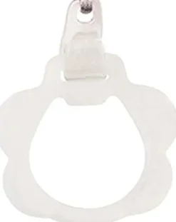 Accesorio para chupete de silicona rosa blanco beige - Nattou