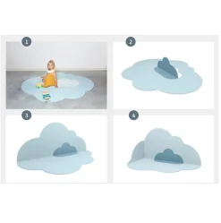 Alfombra de juego nube azul - Quut