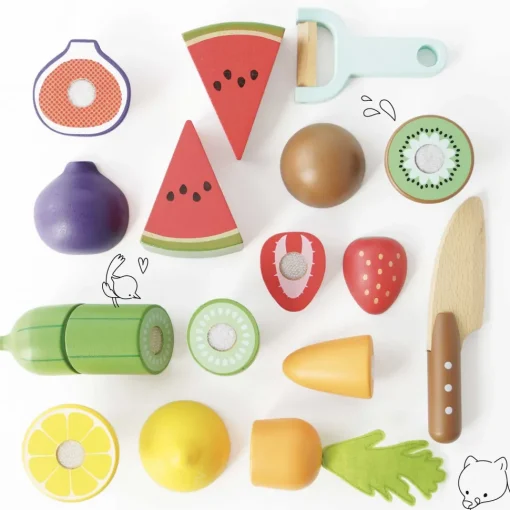Alimentos de madera para cortar - Le Toy Van