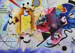 Amarillo Rojo Azul de Kandinsky - Puzzle Michèle Wilson