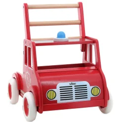 Andador de madera camión de bomberos - Vilac