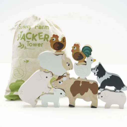 Animales de granja para apilar - Le Toy Van