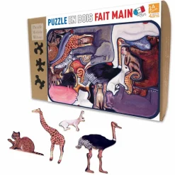 Animales en fuga - Puzzle Michèle Wilson