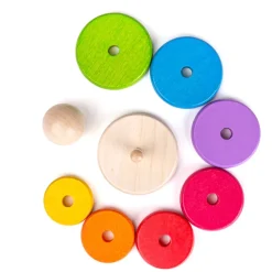 Apilador de arco iris - Bigjigs Toys