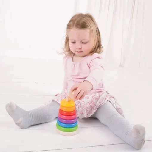 Apilador de arco iris - Bigjigs Toys
