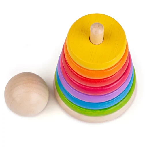 Apilador de arco iris - Bigjigs Toys