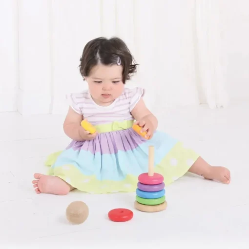 Apilador de arco iris - Bigjigs Toys