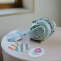 Auriculares con cancelación de ruido para niños verde - Kidywolf