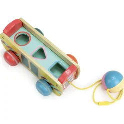 Autobús de arrastre de madera - Vilac