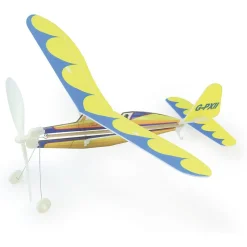 Avión con banda elástica amarilla - Vilac
