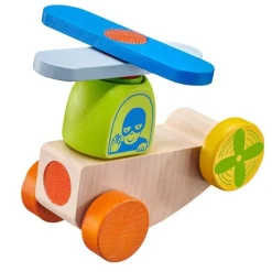 Avión de madera, con velcro 5 piezas - Selecta