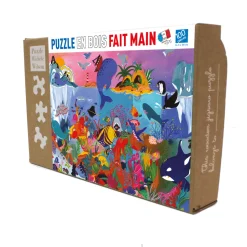 Bajo los océanos por Mathilde Joly - Puzzle Michèle Wilson