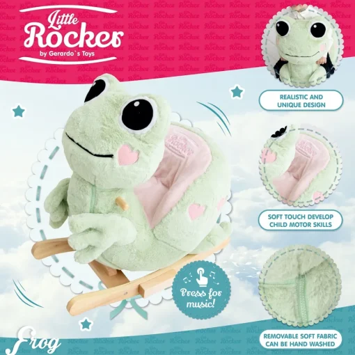 Balancín de rana verde - Gerardo's Toys