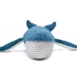 Ballena de peluche mamá y su bebé azul - Les Déglingos