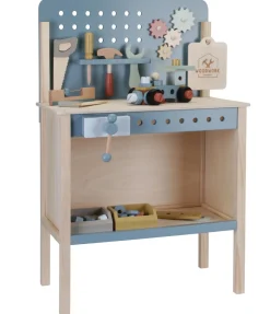 Banco de trabajo de madera azul - Little Dutch