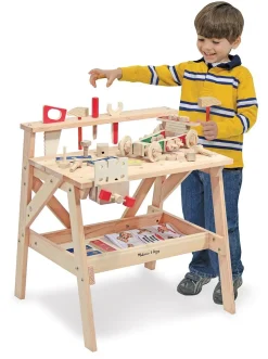Banco de trabajo para proyectos de madera - Melissa & Doug