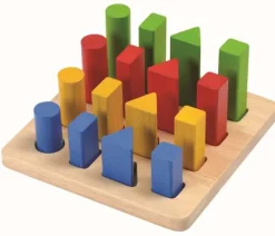 Bandeja de 4 formas geométricas - Plan Toys