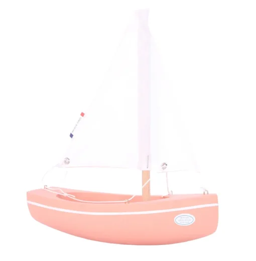 Barco de balandro rosa 21cm - Maison Tirot