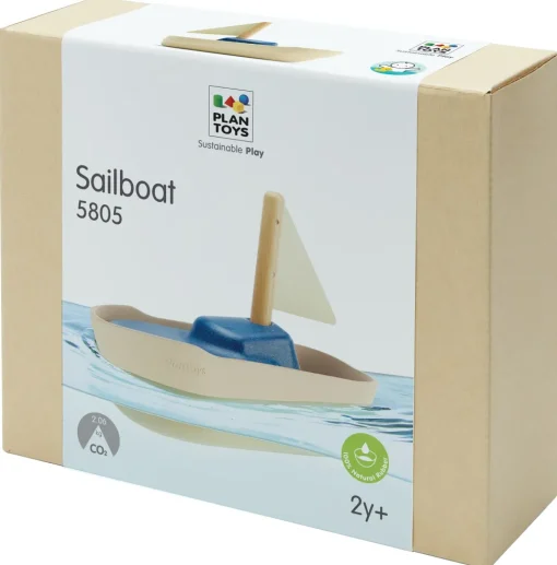Barco de vela grande de 21 cm - Plan Toys