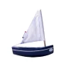 Barco Le Bâchi azul marino 17cm - Maison Tirot