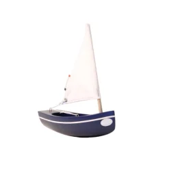 Barco Le Bâchi azul marino 17cm - Maison Tirot