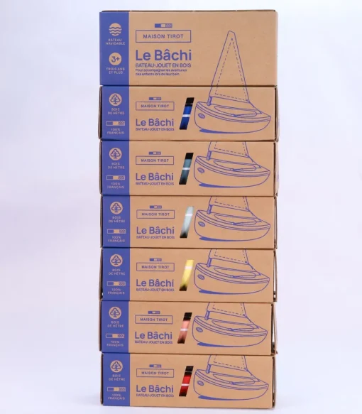 Barco Le Bâchi rojo 17cm - Maison Tirot