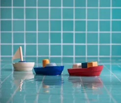 Barco modular grande azul 21 cm - Plan Toys