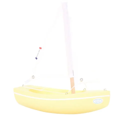Barco The Sloop amarillo 21cm - Maison Tirot