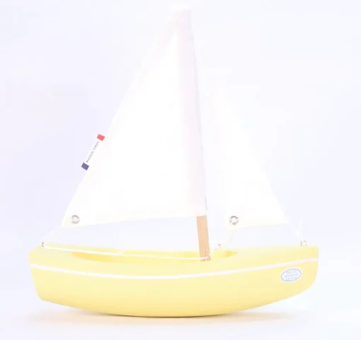 Barco The Sloop amarillo 21cm - Maison Tirot