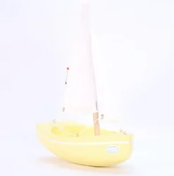 Barco The Sloop amarillo 21cm - Maison Tirot