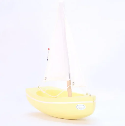 Barco The Sloop amarillo 21cm - Maison Tirot