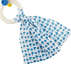 Bib0+ sonajero azul de peluche - Little Big Things