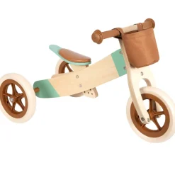 Bicicleta de aprendizaje y triciclo Maxi caramelo - Small foot company