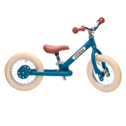Bicicleta sin pedales acero azul mate - Trybike