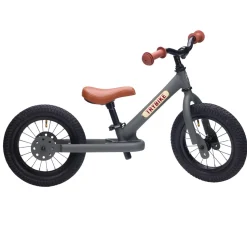 Bicicleta sin pedales acero gris mate - Trybike