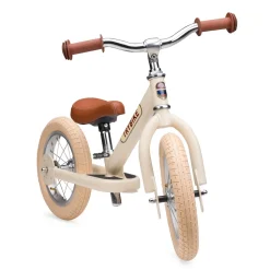 Bicicleta sin pedales acero crema mate - Trybike