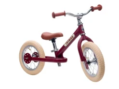 Bicicleta sin pedales acero rojo mate - Trybike