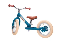 Bicicleta sin pedales acero azul mate - Trybike