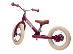 Bicicleta sin pedales acero rojo mate - Trybike