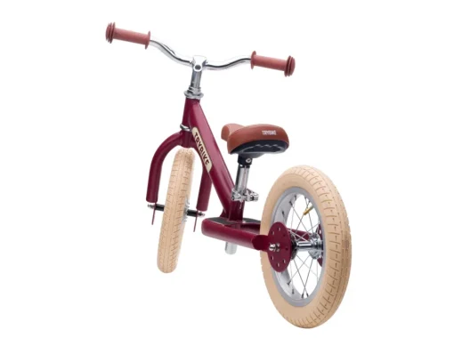 Bicicleta sin pedales acero rojo mate - Trybike