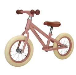 Bicicleta sin pedales rosa de metal - Little Dutch