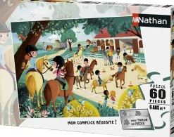 Bienvenido al Centro Ecuestre Puzzle 60 piezas - Nathan