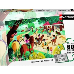 Bienvenido al Centro Ecuestre Puzzle 60 piezas - Nathan