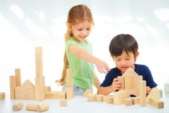 Bloques de construcción de madera de 50 piezas - Plan Toys