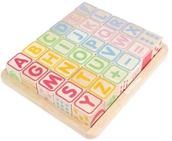 30 bloques de madera maciza ABC - Le Toy Van