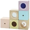 Bloques de madera para desarrollar los sentidos pastel - Plan Toys