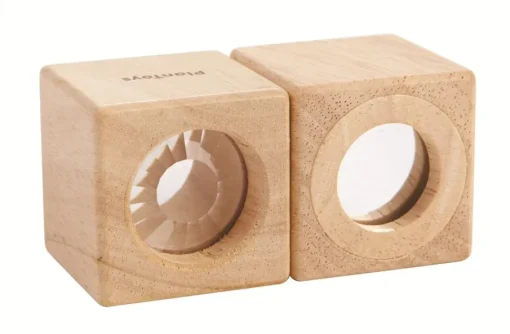 Bloques de madera para desarrollar los sentidos pastel - Plan Toys