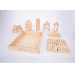 Bloques gigantes de madera natural - TickiT