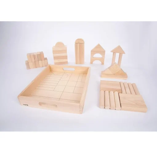 Bloques gigantes de madera natural - TickiT