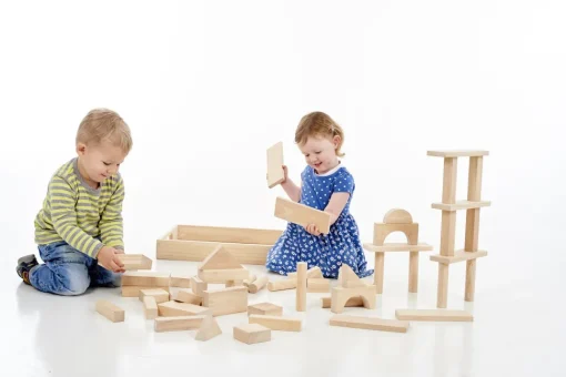 Bloques gigantes de madera natural - TickiT